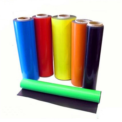 Colorful flexible magnet  PVC adhesive rubber magnet 