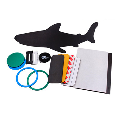 Customized adhesive rubber magnet cutting pieces