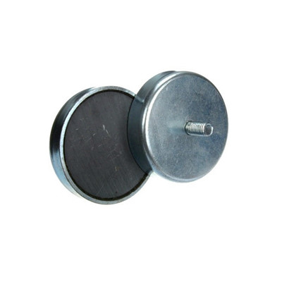 Ferrite pot manget outer threads