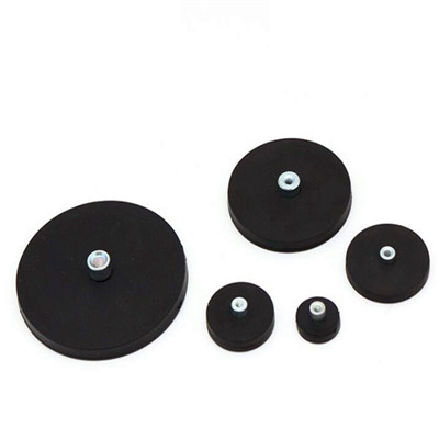 Rubber Coated Pot magnet high quality NdFeB magnet 