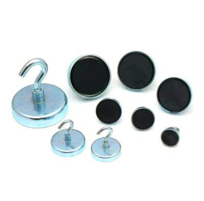 Ferrite Pot magnet Zinc Coating